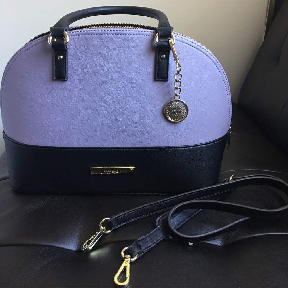 Anne Klein Dome hardshell satchel bag